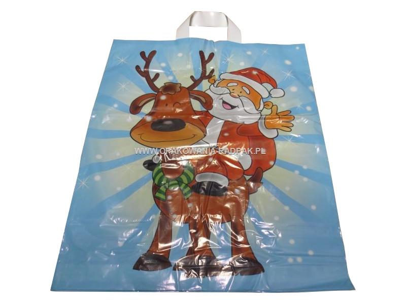 REKLAMÓWKI MIKOŁAJ I RENIFER 40x45 A`100