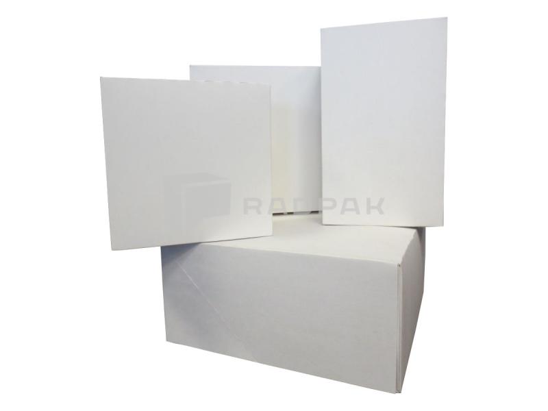 PUDEŁKA CUKIERNICZE KLEJONE BIAŁE 25X15X8CM A50
