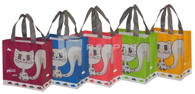 TORBA NA ZAKUPY MINI KOTKI 260X150X270mm