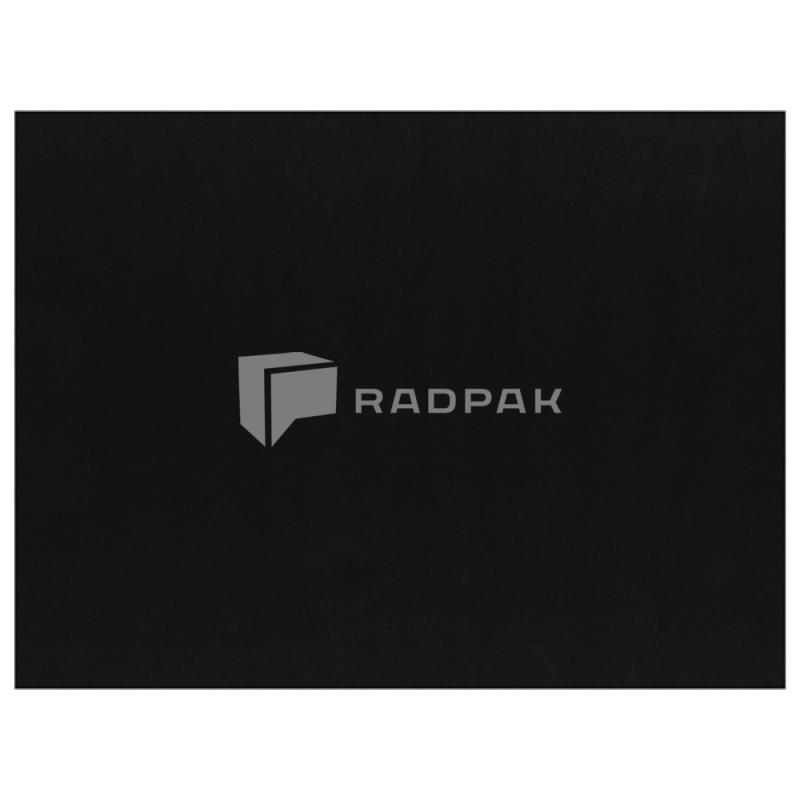 ZESTAW PODKŁADEK NA STÓŁ Z PAPIERU CZARNE 30X40CM 84359 A100