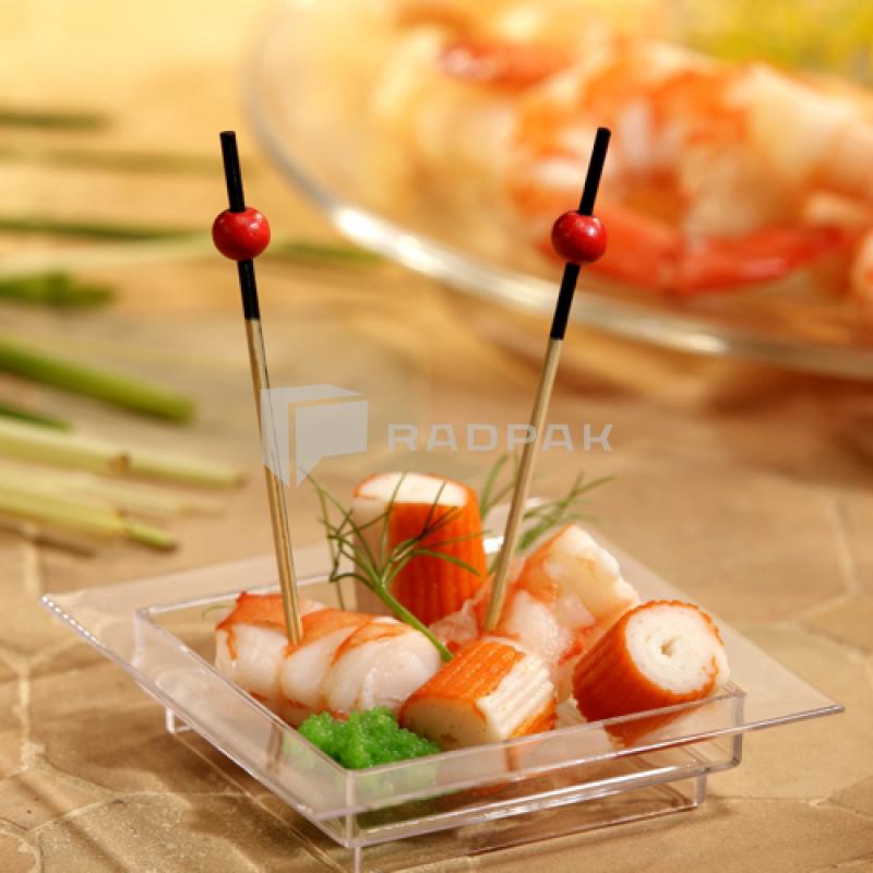 FINGERFOOD 81006 PATYCZKI 7CM RED PEARL A250