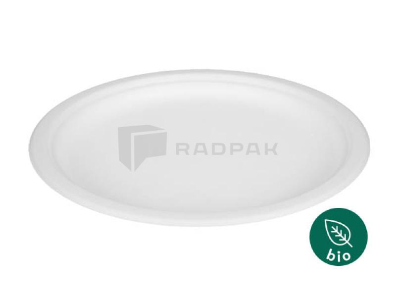 TALERZ OKRĄGŁY 26cm ECO Z MASY PAPIEROWEJ A50
