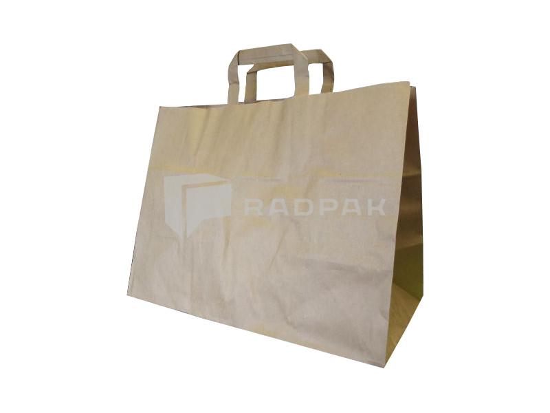 TORBA SZARA Z UCHEM PŁASKIM CATERINGOWA 320x220x250 A250