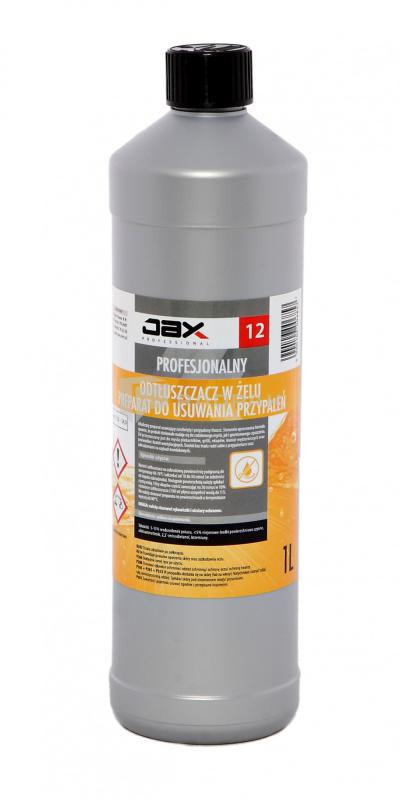 JAX  12 ODTŁUSZCZACZ W ŻELU DO USUWANIA PRZYPALEŃ 1l