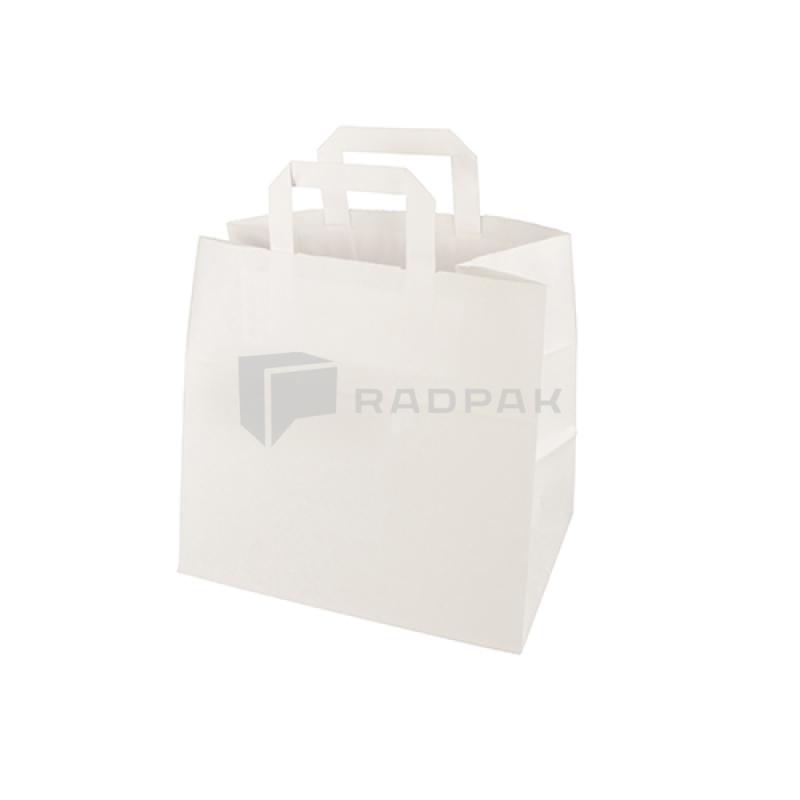 TORBA BIAŁA Z UCHEM 250X170X260 86448 A50