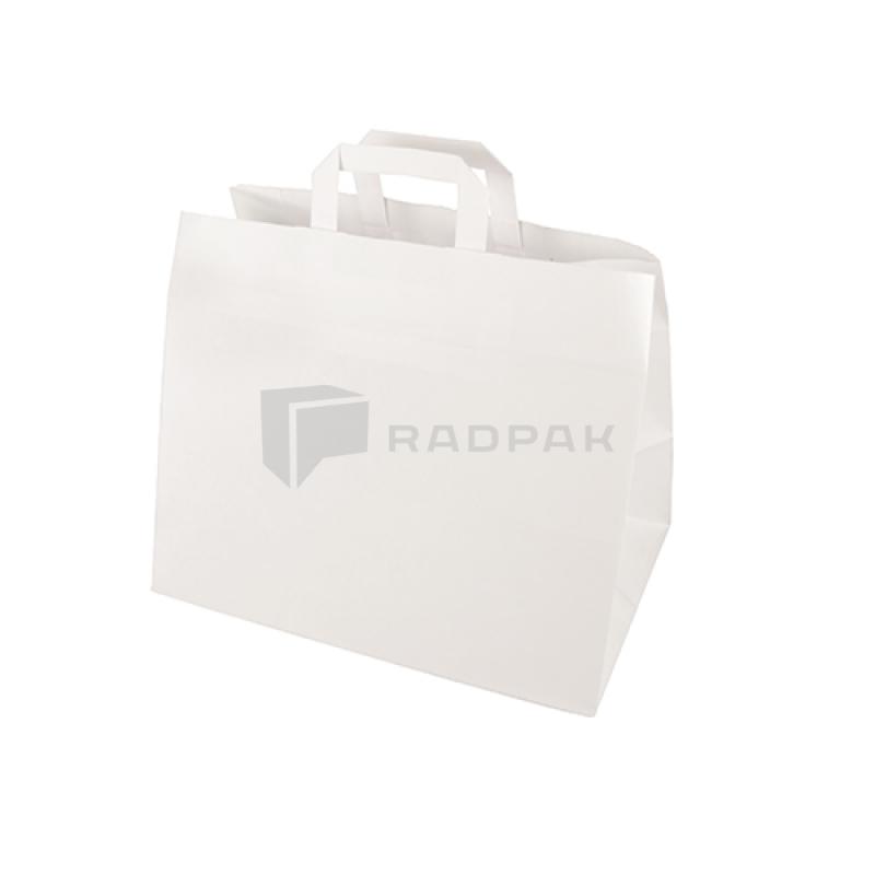 TORBA BIAŁA Z UCHEM 320X215X270 87174 A50