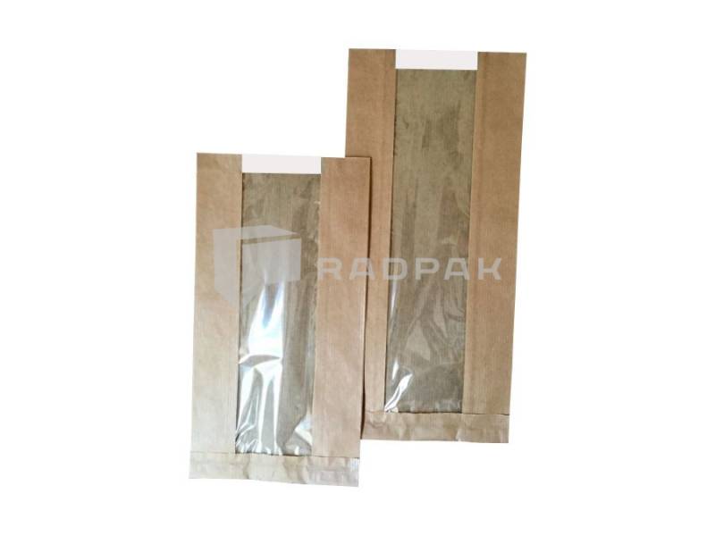 TOREBKI FAŁDOWE Z OKIENKIEM 160x80x350mm A1000