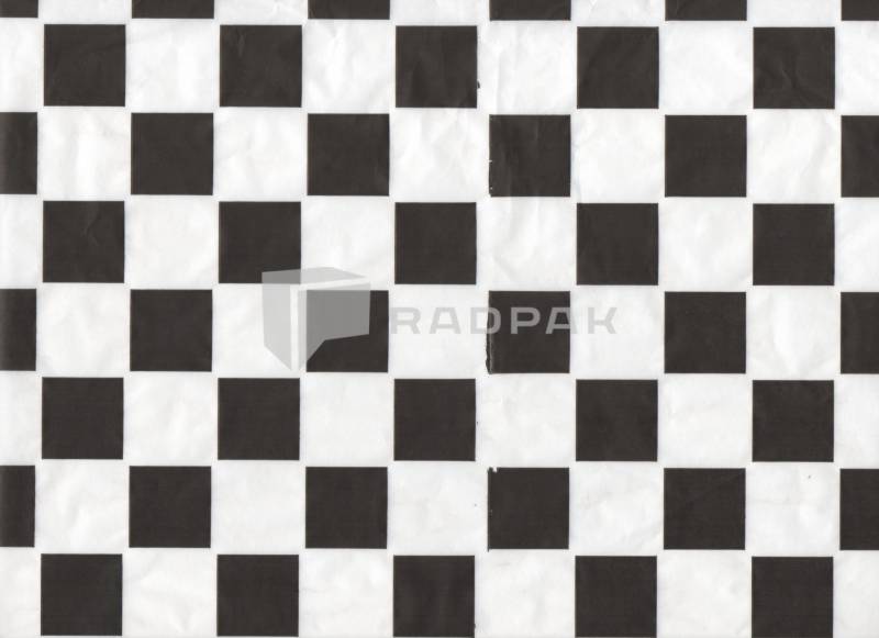 PAPIER PAKOWY 22+8PE 30X40CM CZARNA KRATA A1000
