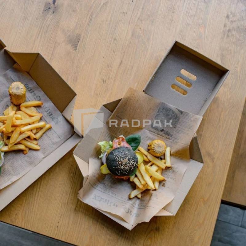 PUDEŁKO BURGER XL ROZKŁADANE 13X13X10 A100