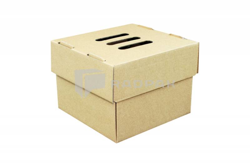 PUDEŁKO BURGER XXL ROZKŁADANE 15X15X10cm A100