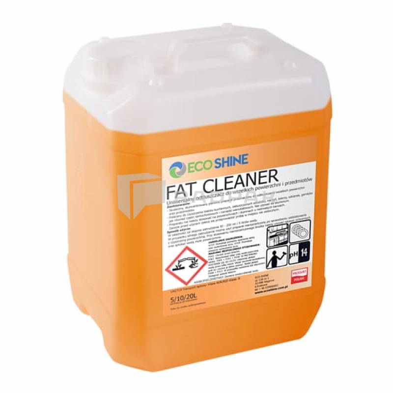 FAT CLEANER 5L ODTŁUSZCZACZ, PREPARAT DO USUWANIA TŁUSTYCH ZABRUDZEŃ