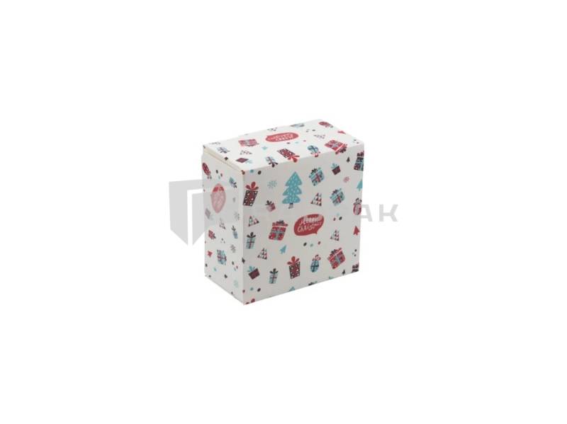 PUDEŁKO KARTONOWE ŚWIĄTECZNE 130X130X70MM 52488 A20