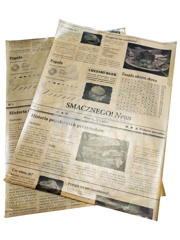 PAPIER BRĄZOWY Z PE 30X40 22+8PE GAZETA A1000