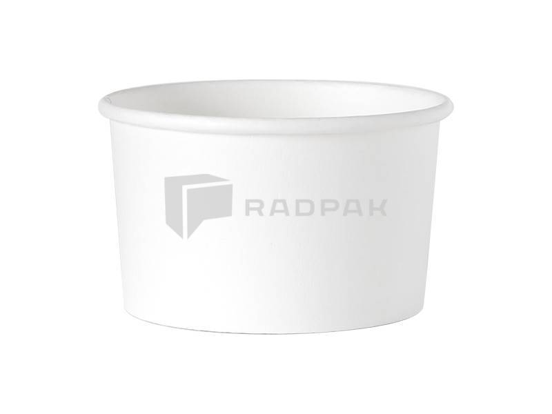 MISKA PAPIEROWA BIAŁA NA LODY 130ML A25
