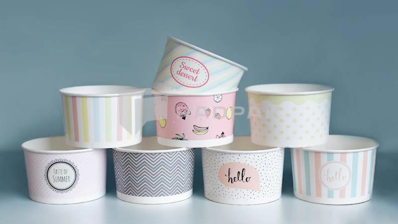 MISKA PAPIEROWA NADRUK PASTELE 130ML A25