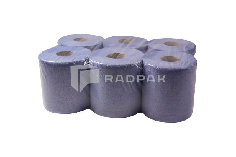 RĘCZNIK PAPIEROWY MAXI JUMBO NIEBIESKI 100M A6