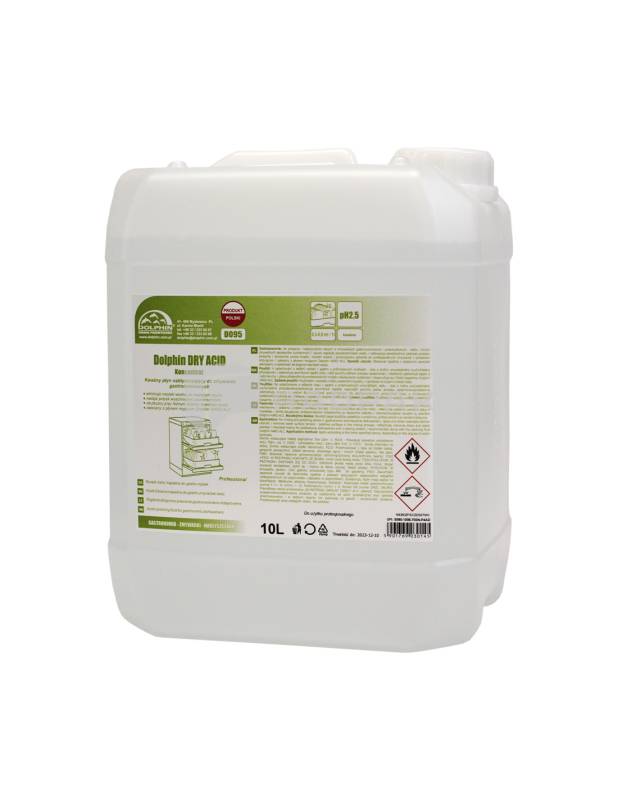 DOLPHIN DRY ACID 10L PŁYN NABŁYSZCZAJĄCY DO ZMYWAREK