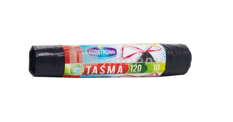 WORKI NA ŚMIECI 120l Z TAŚMĄ A10