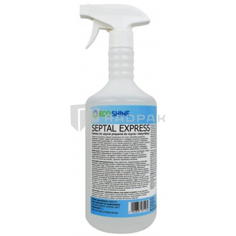SEPTAL EXPRESS 1L PŁYN DO MYCIA I SZYBKIEJ DEZYNFEKCJI POWIERZCHNI