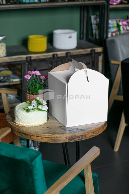 KOSZYCZEK WYSOKI NA TORT 32X32X25CM A10