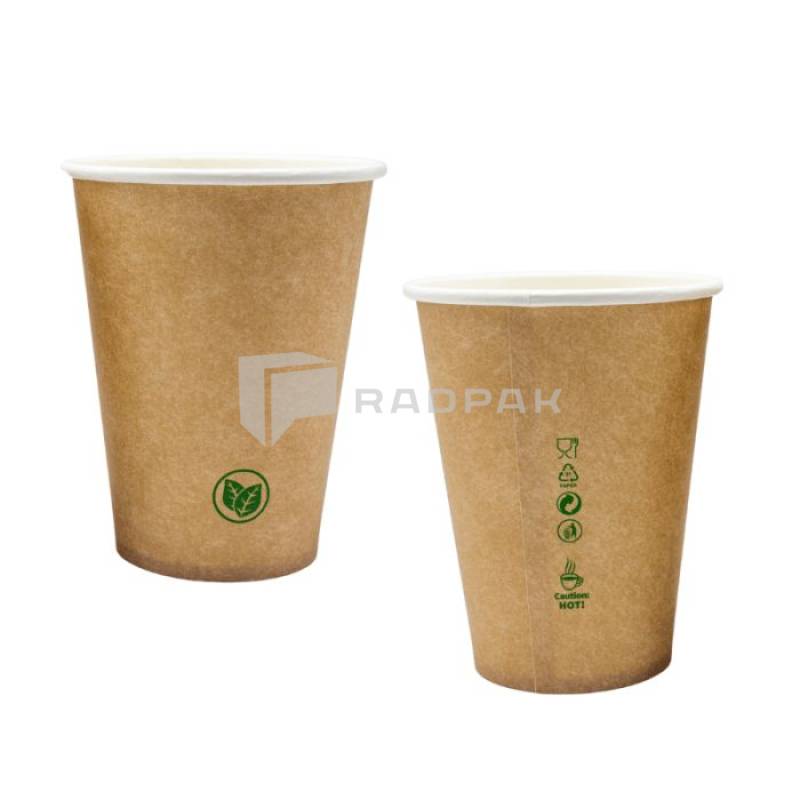 KUBEK PAPIEROWY KRAFT 0%PLASTIC 250ML 80MM  A50 
