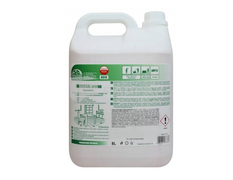 CLEAN AROMA 5L  PREPARAT Z ALKOHOLEM DO CZYSZCZENIA POWIERZCHNI PONADPODŁOGOWYCH (1)