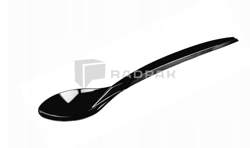 ŁYŻECZKA CZARNA PP 13CM REUSE 50szt (1)