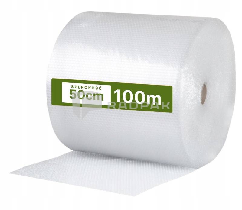 FOLIA BĄBELKOWA PĘCHERZYKOWA 50cm x 100mb (1)
