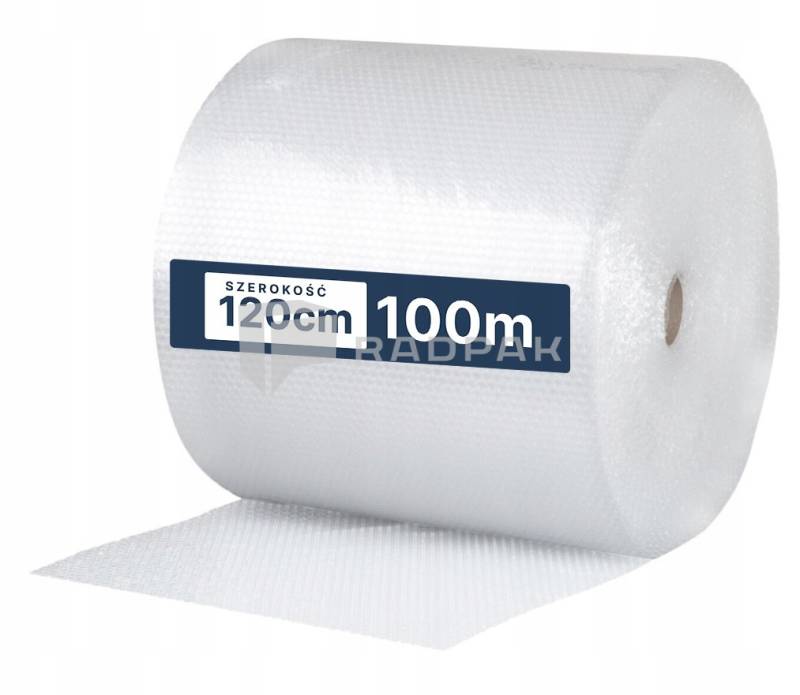 FOLIA BĄBELKOWA PĘCHERZYKOWA 120cm x 100mb (1)