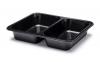 POJEMNIK PP CZARNY 2-DZIELNY 227x178x50mm A50