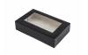 mini: PUDEŁKO  NA SUSHI CZARNE Z OKNEM 210X140X50mm P9875 50szt (1)