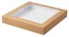 mini: PUDEŁKO NA SUSHI KRAFT Z OKNEM 320X320X50mm P10437 50szt (1)