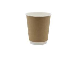 KUBKEK PAPIEROWY KRAFT/BIAŁY DWUWARSTWOWY 300ML A25