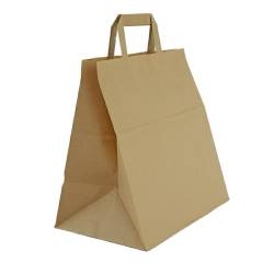 TORBA SZARA Z UCHEM PŁASKIM 260X160X260 TKU10 A250