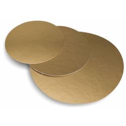 PODKŁADY, KRĄŻKI ZŁOTE POD TORT 1050G 32CM 10szt