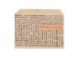 Obrazek dla: TOREBKA FRYTKA DUŻA BRĄZ SMACZNEGO  140x100mm 22180 200szt